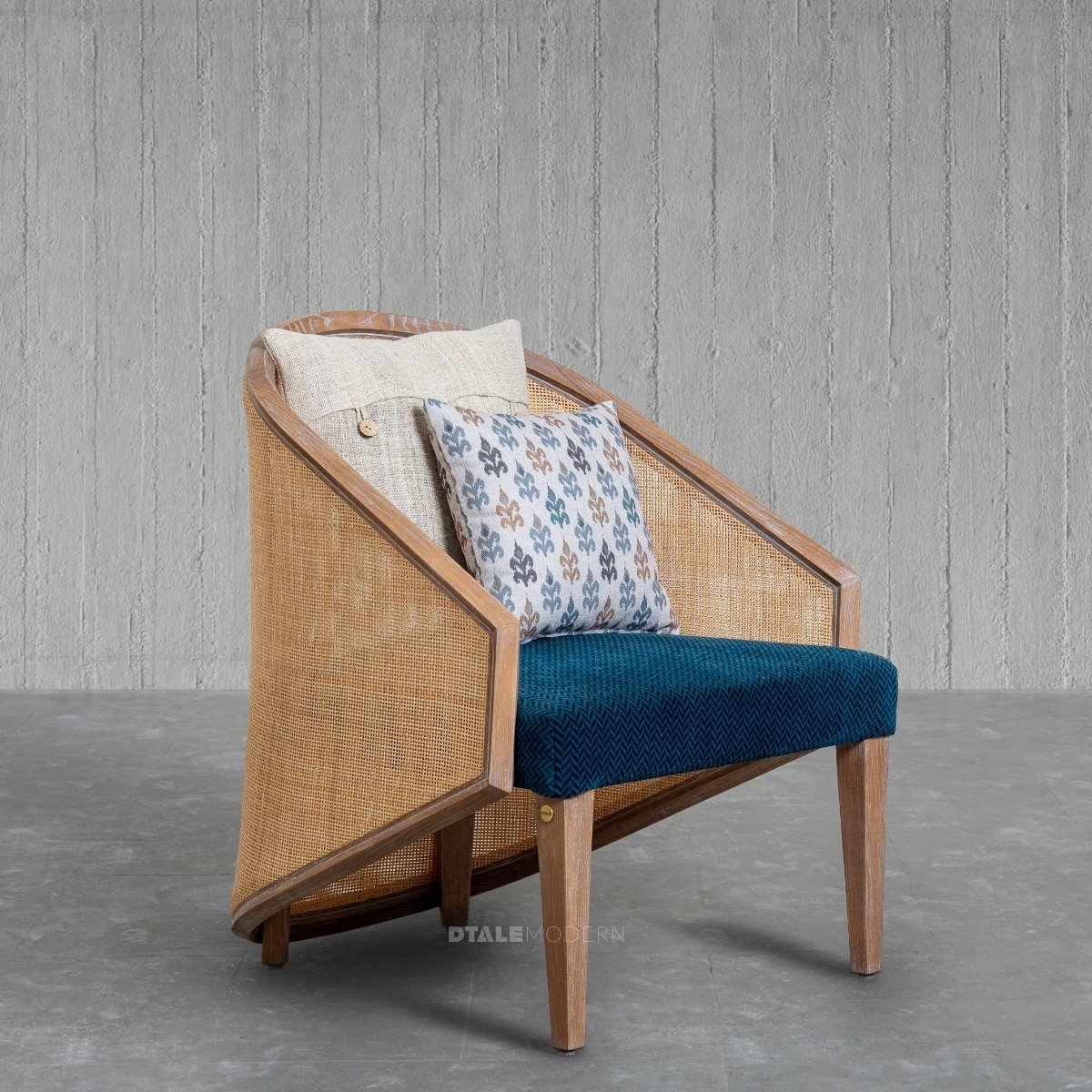 Buy Caroline Rattan Accent Chair Online in India Dtale Modern