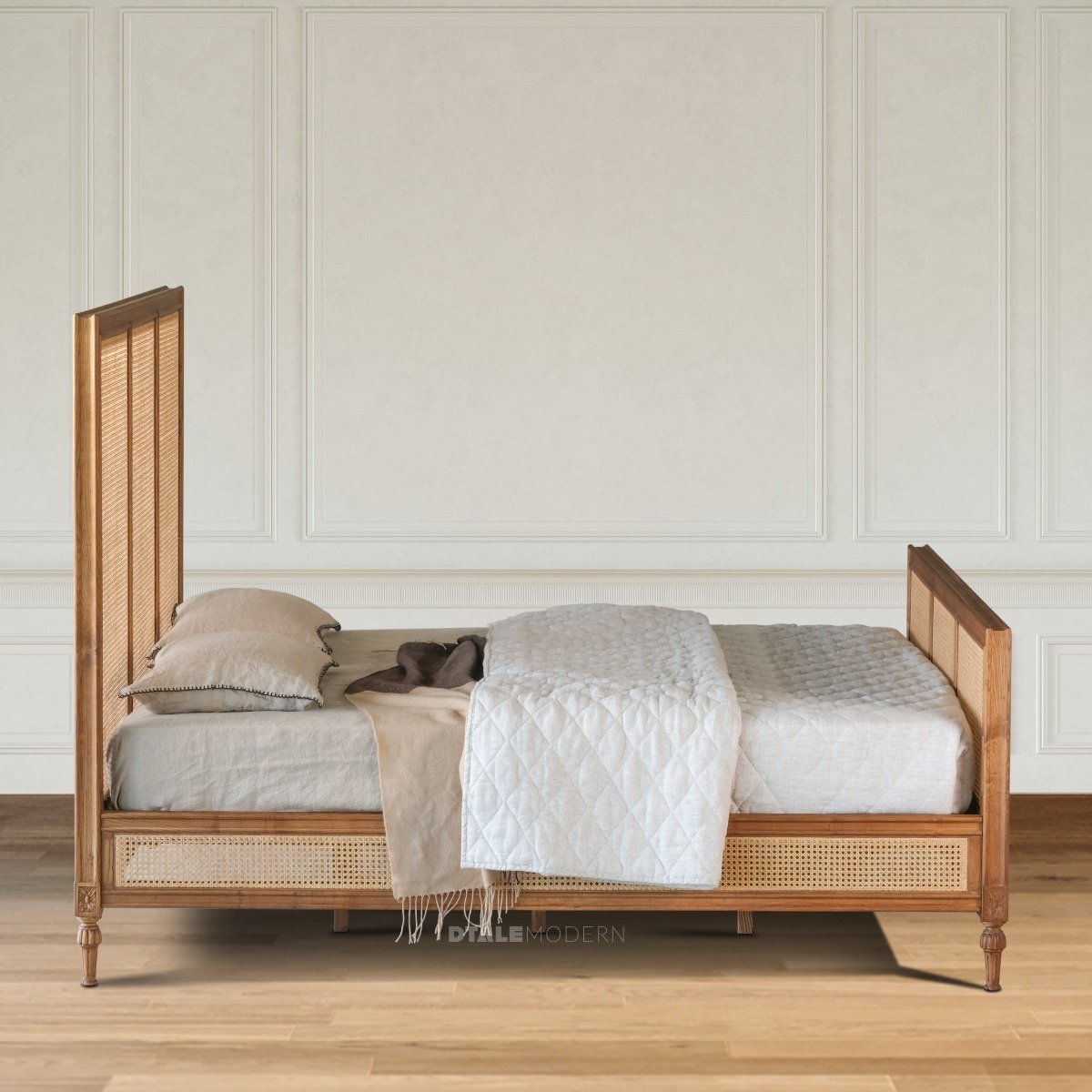 Buy Aanya Rattan Bed Cot Online in India Dtale Modern