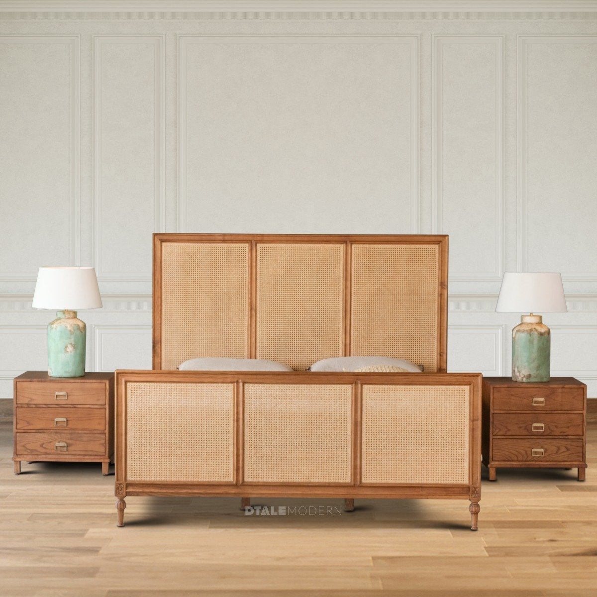 Buy Aanya Rattan Bed Cot Online in India Dtale Modern