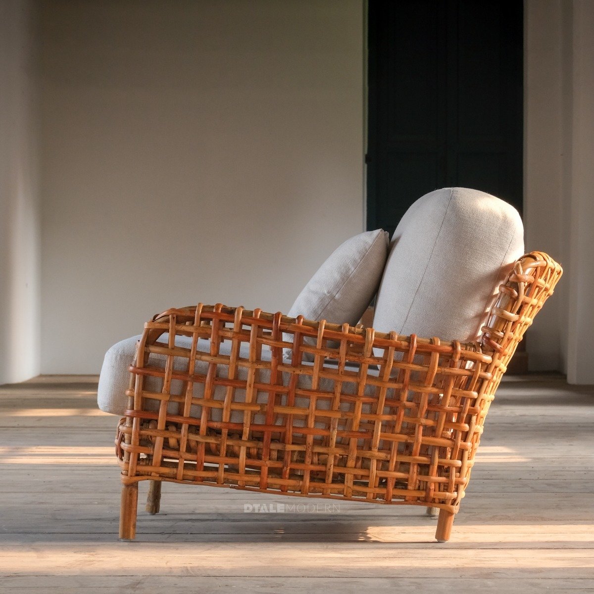 Abaca teak lounge outlet chair