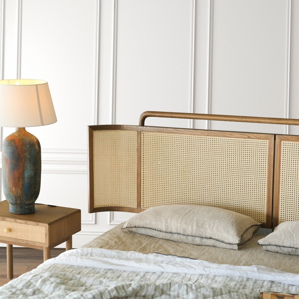 Wicker cot bed discount
