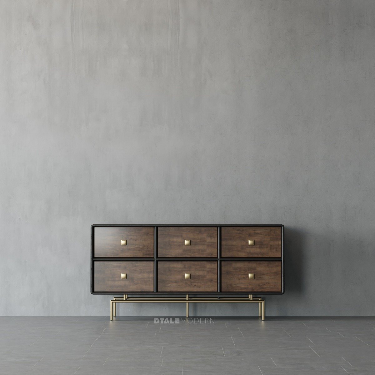Console chest store of drawers