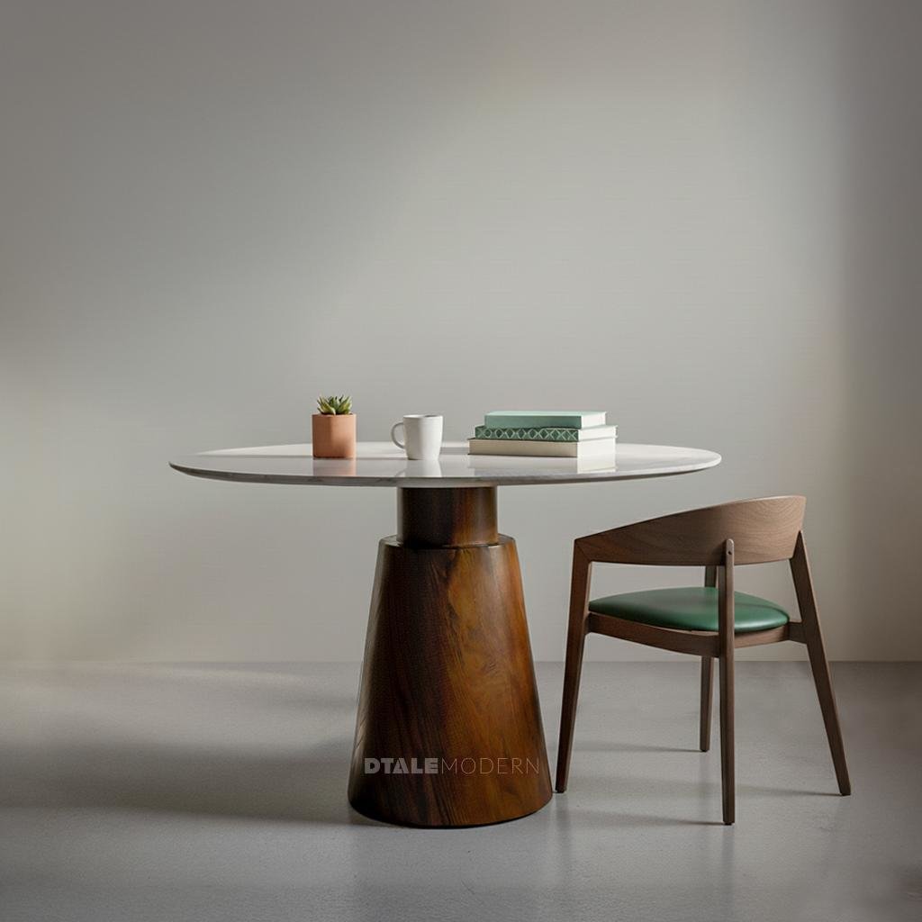 Buy Petra Round Table Online in India Dtale Modern - Main Image