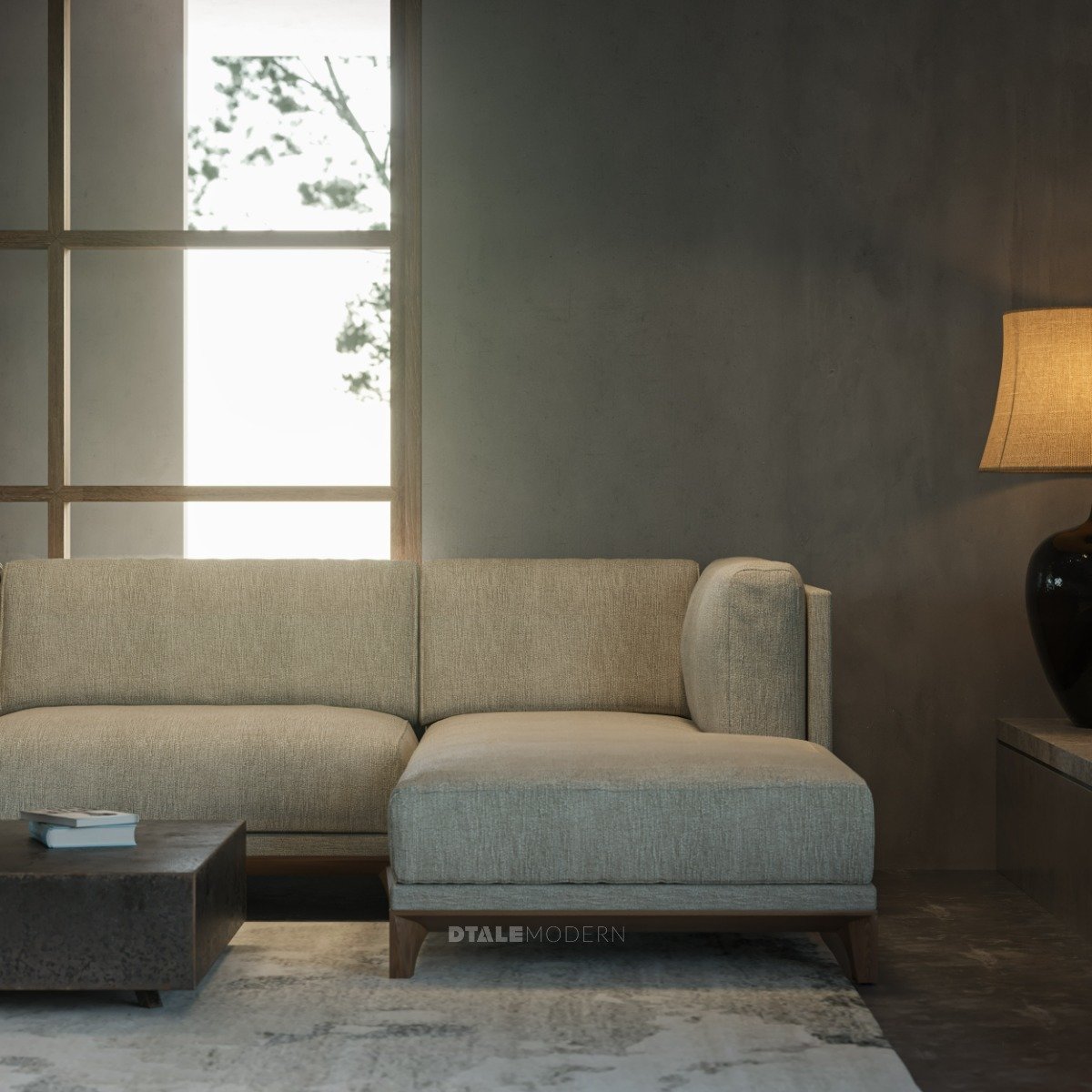 Left arm outlet chaise sofa