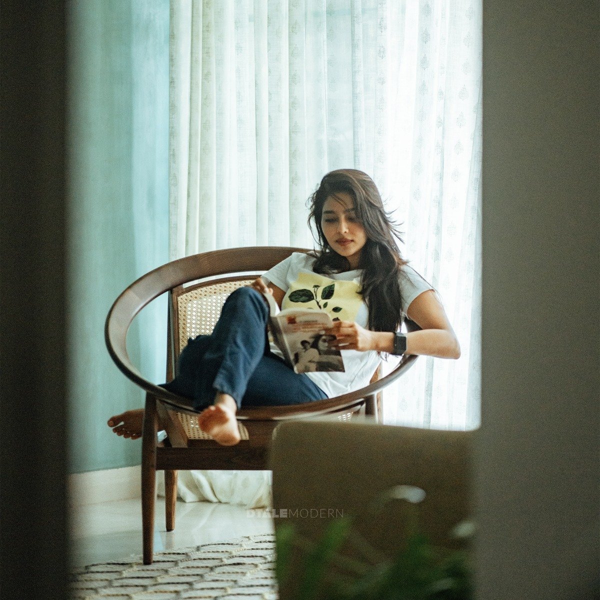 Buy Kaayal Rattan Accent Chair Online in India Dtale Modern