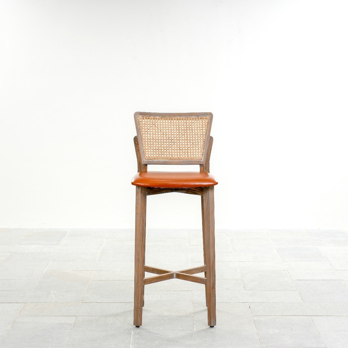 Wicker saddle deals bar stools