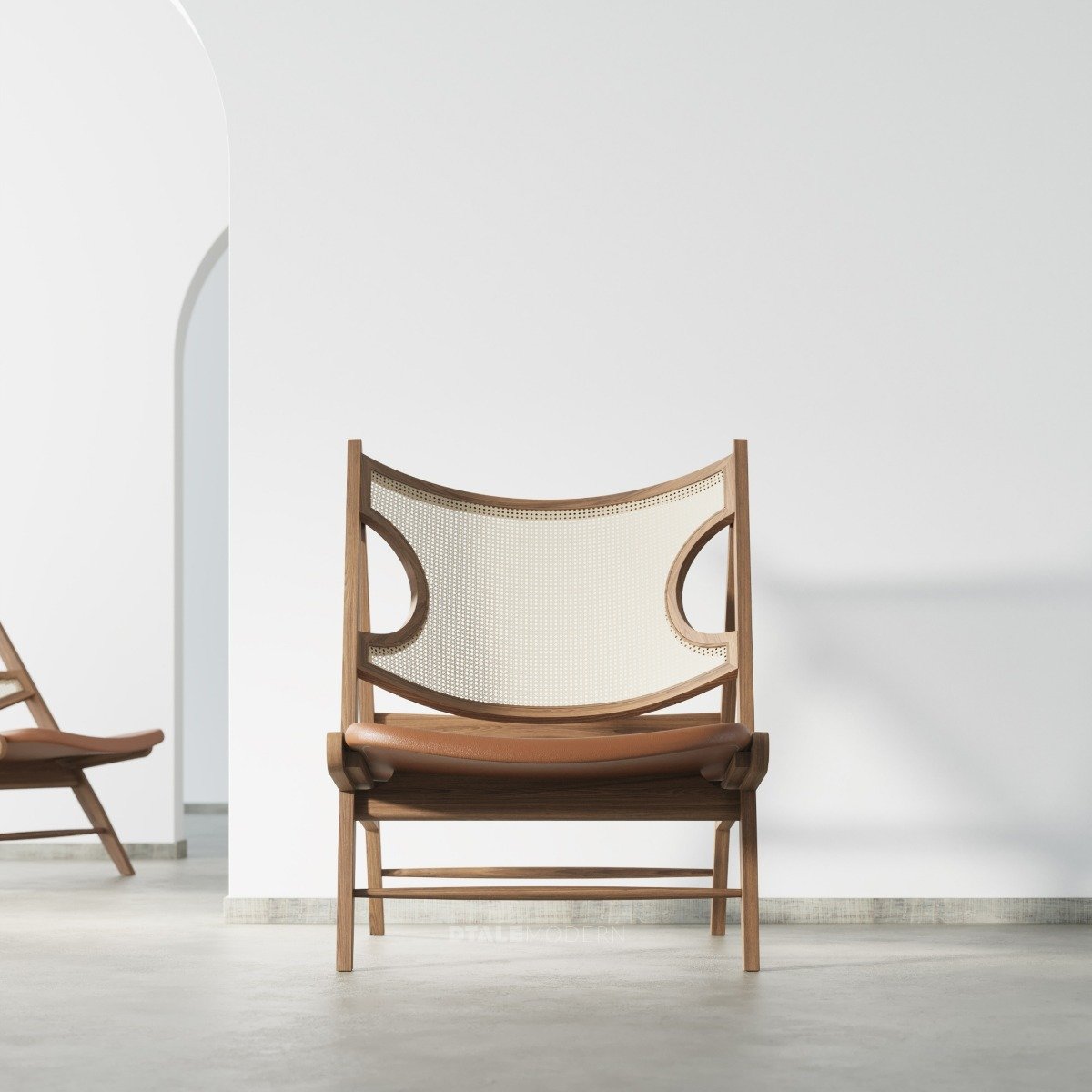 Rattan accent chair discount