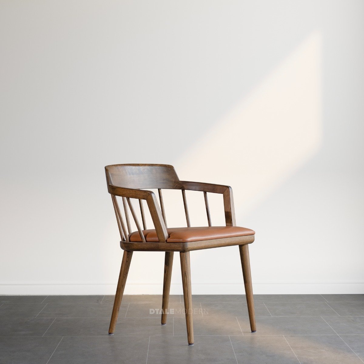 Rossi leather sales desk chair