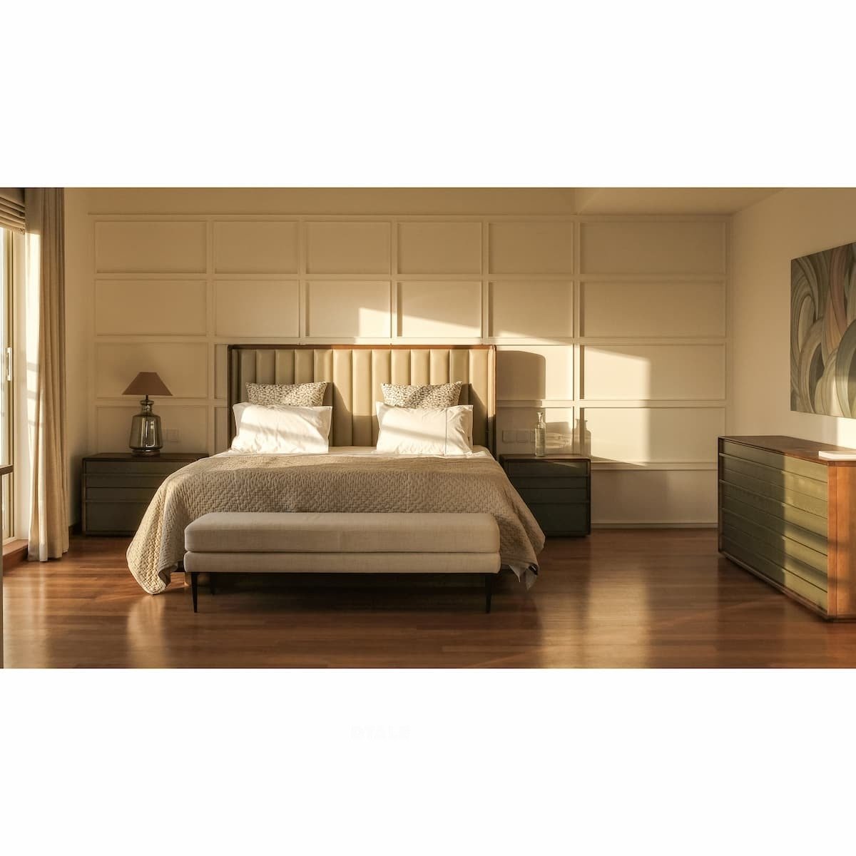 Modern wooden cot sales