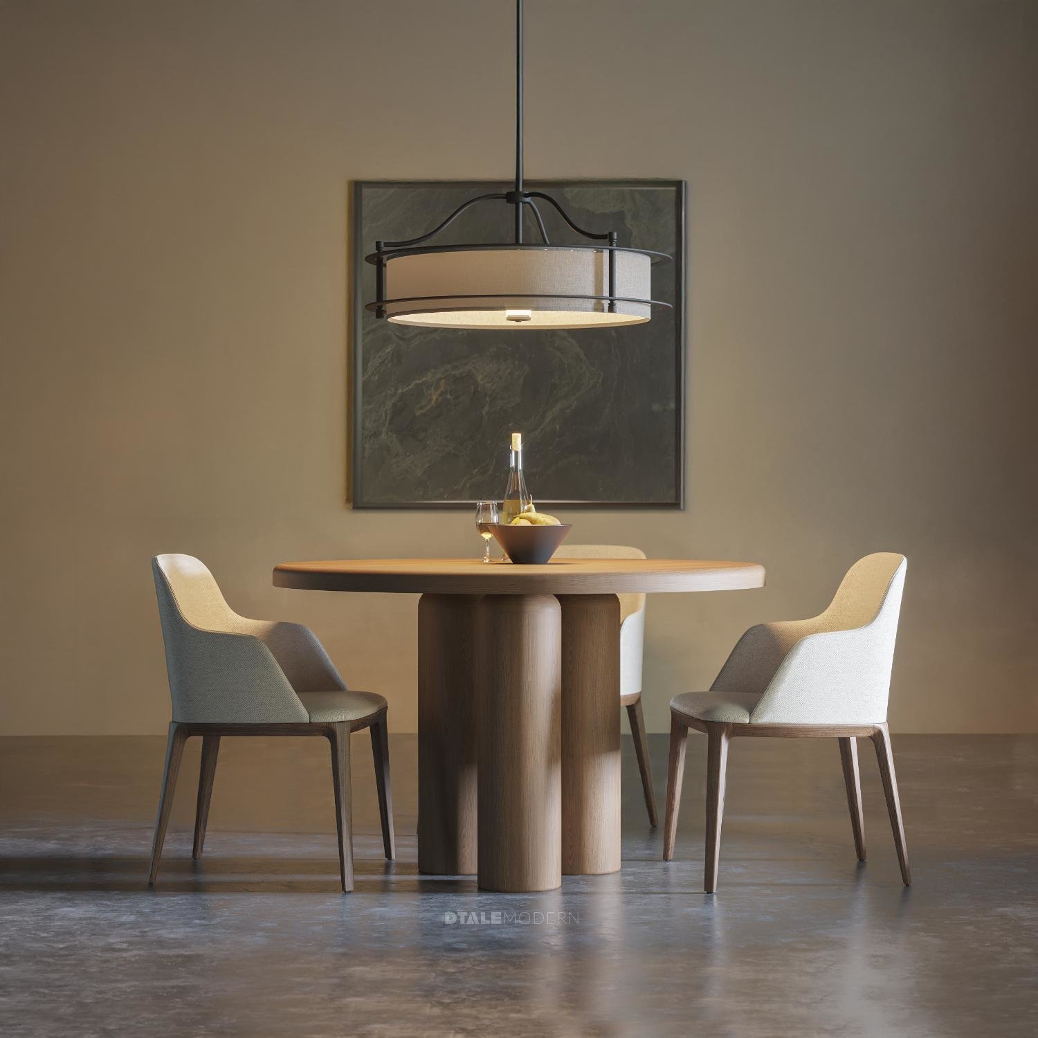 Buy Saturn Tri Pillar Dining Table Online in India Dtale Modern