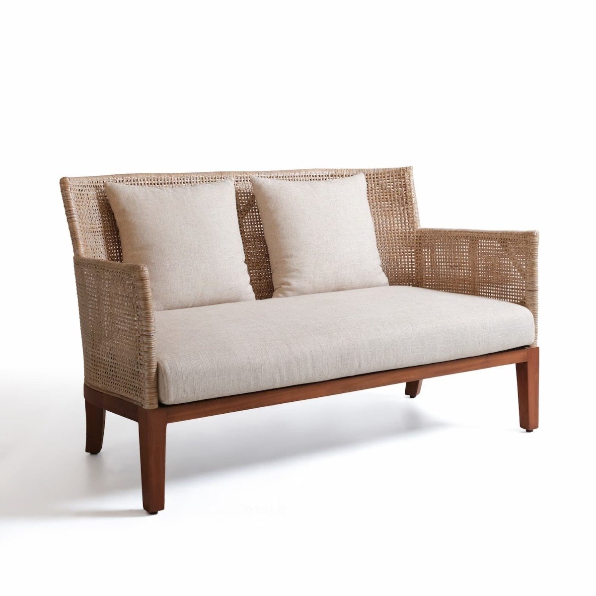 Buy Vivano Cane Loveseat Online in India Dtale Modern