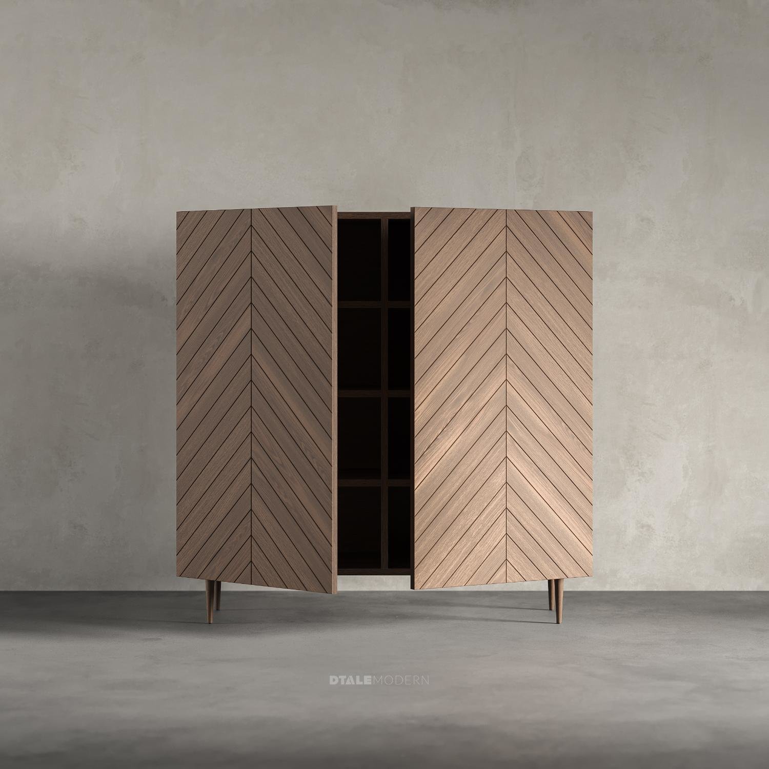 Buy Zigzag Multifunctional Storage Cabinet - 2 Shutter Online in