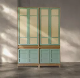 Celeste Rattan Armoire