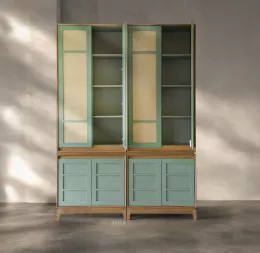 Celeste Rattan Armoire