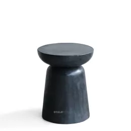 Cole Cemento End Table - Black