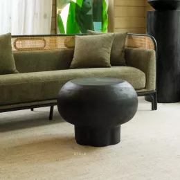 Iroko Solid Wood Stool | End Table