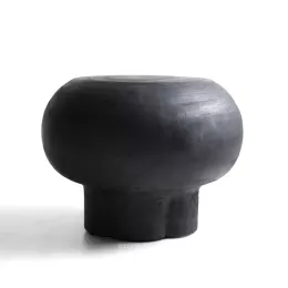 Iroko Solid Wood Stool | End Table
