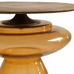 Raga Glass End Table - S