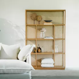 Masse Rattan Display Unit