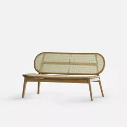 Aangan Rattan Bench