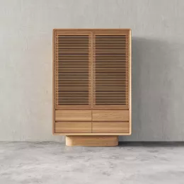 Voss Reaper Multifunctional Storage Cabinet - Golden Teak