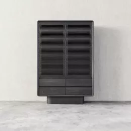 Voss Reaper Multifunctional Storage Cabinet - Carbon Black
