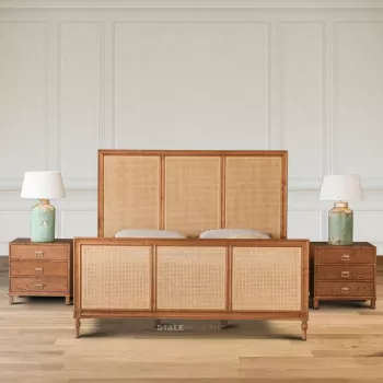 Aanya Rattan Bed Cot