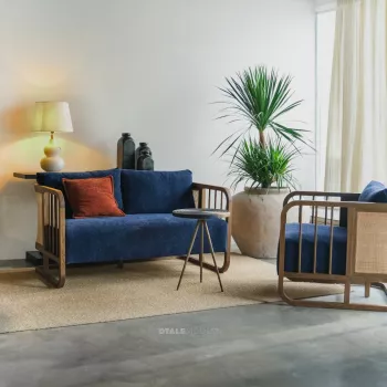 Candice Wood Loveseat