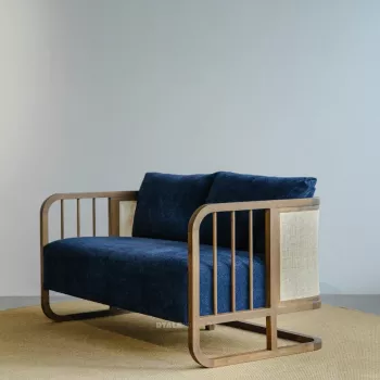 Candice Wood Loveseat