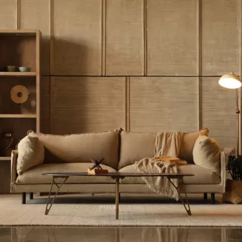 Bryant Three Seater Sofa - Linen