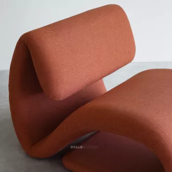 Dubna Lounge Chair - Red