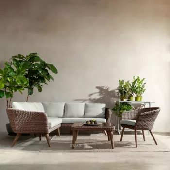 Eleanor Wicker Outdoor Club Chair