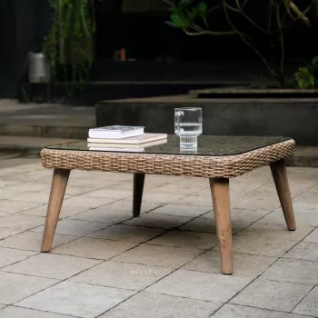 Eleanor Wicker Outdoor Coffee Table