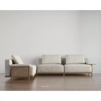 Miller Cane Sectional Sofa