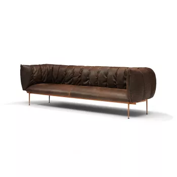 Puffer Three Seater Sofa