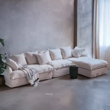 Ruth Slipcover Sectional Sofa