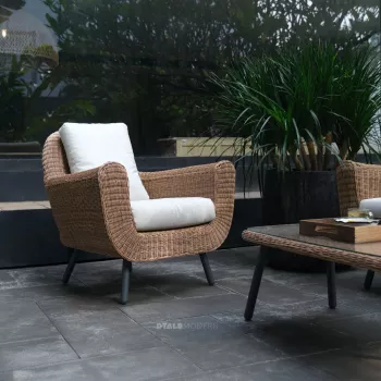 Shannon Wicker Outdoor Lounge Chair