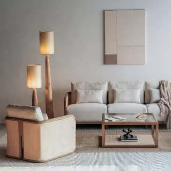 Silas Rattan Three Seater