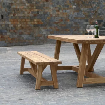 Teagon Outdoor Dining Bench