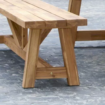 Teagon Outdoor Dining Bench