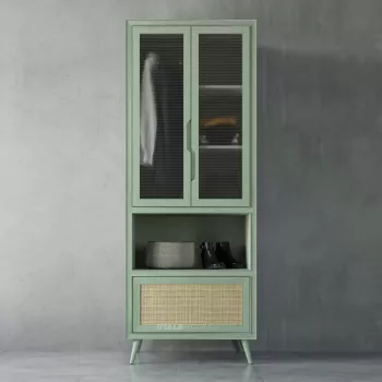 Timon Glass Shutter Armoire