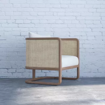 Travancore Chooral Single Seater Sofa