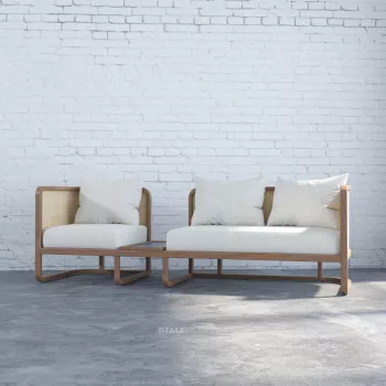 Travancore Chooral Three Seater Sofa