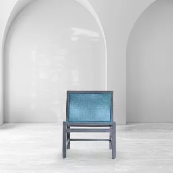 Vindus Rattan Single Seater-Weathered French Grey