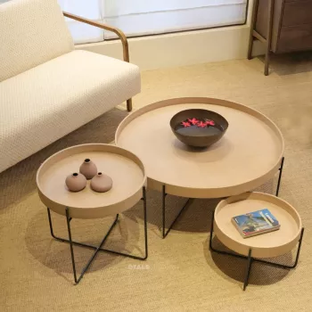 Minwa Nesting Coffee Table - Set of 3