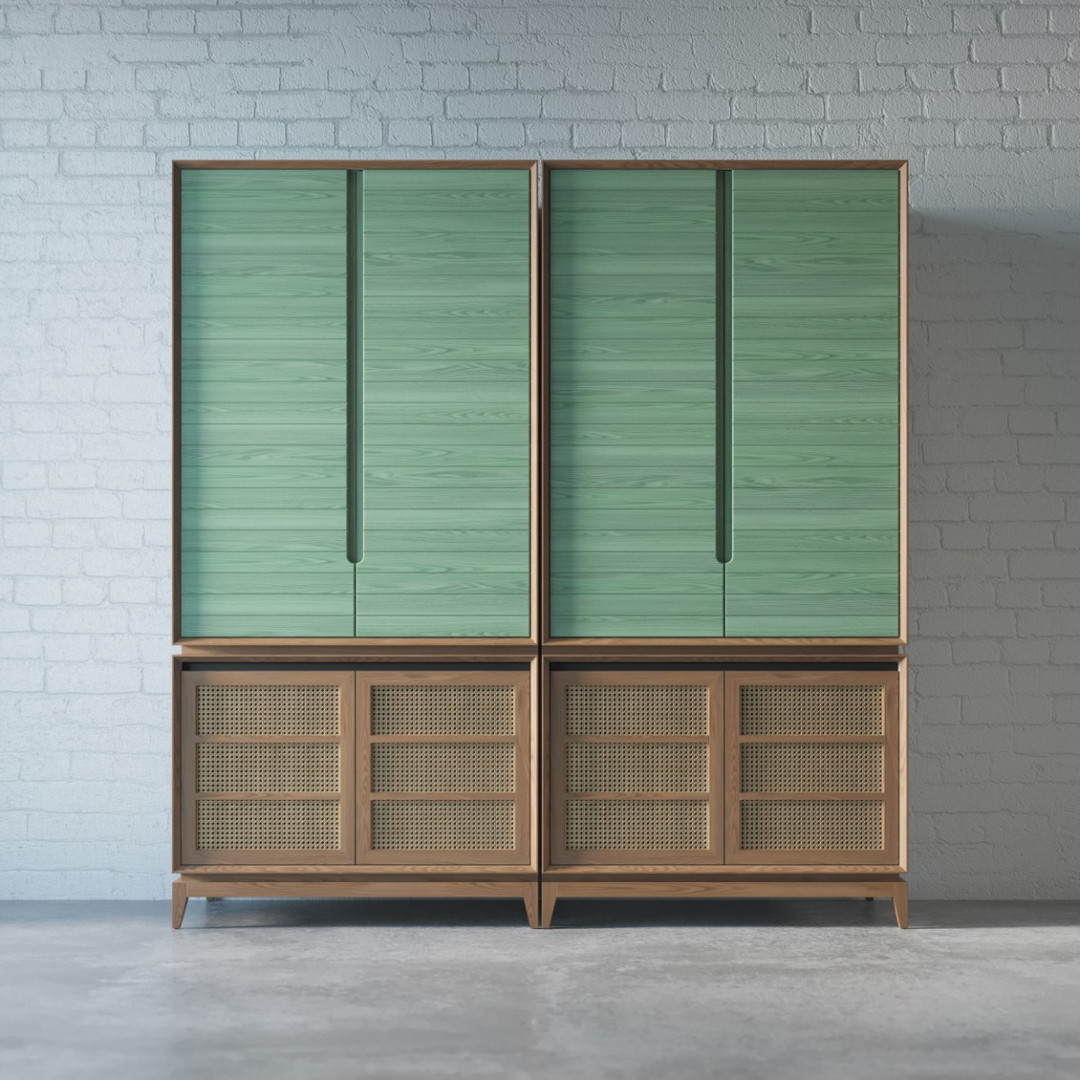 Cane wardrobe on sale