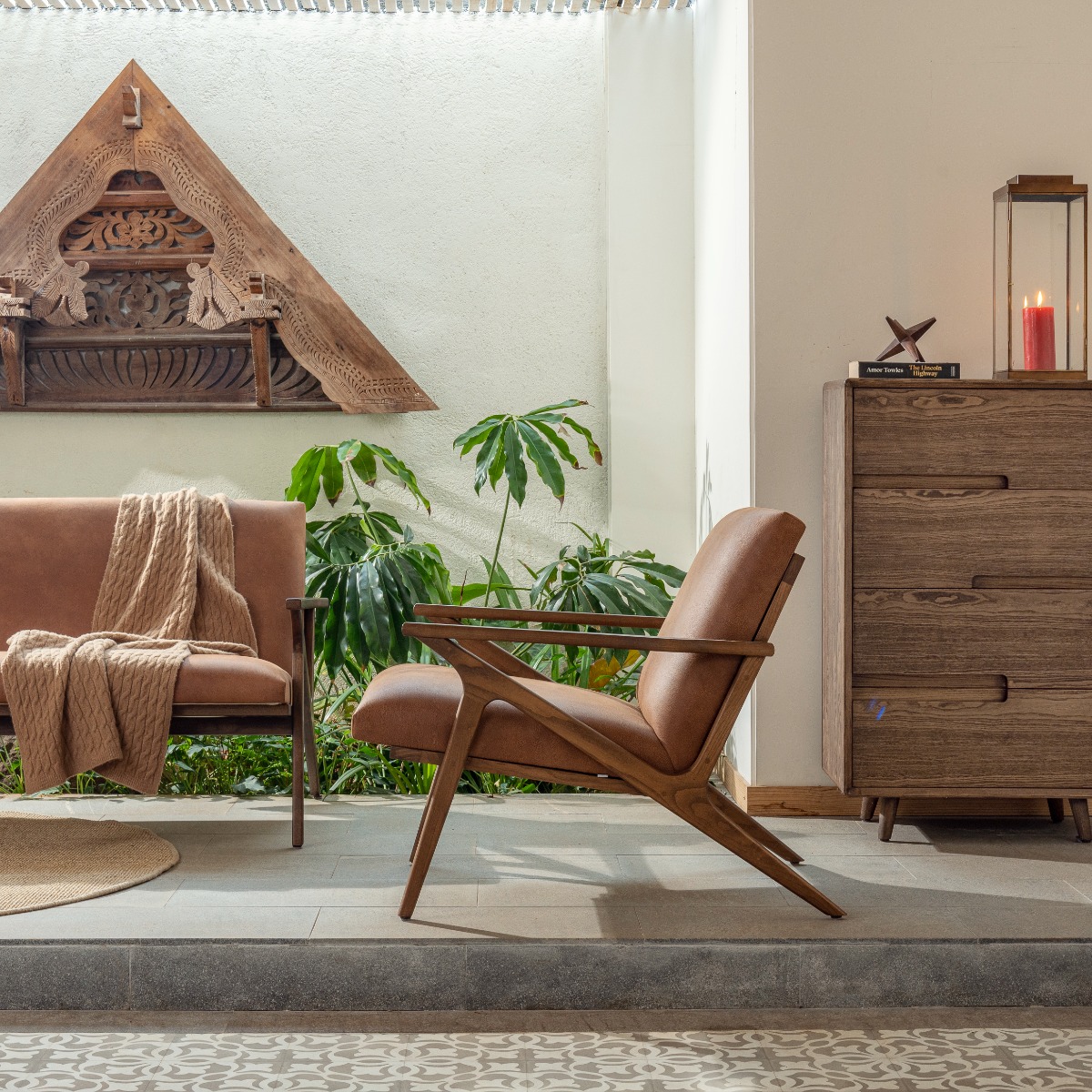 Adorn Single Seater-Eastwood Tan