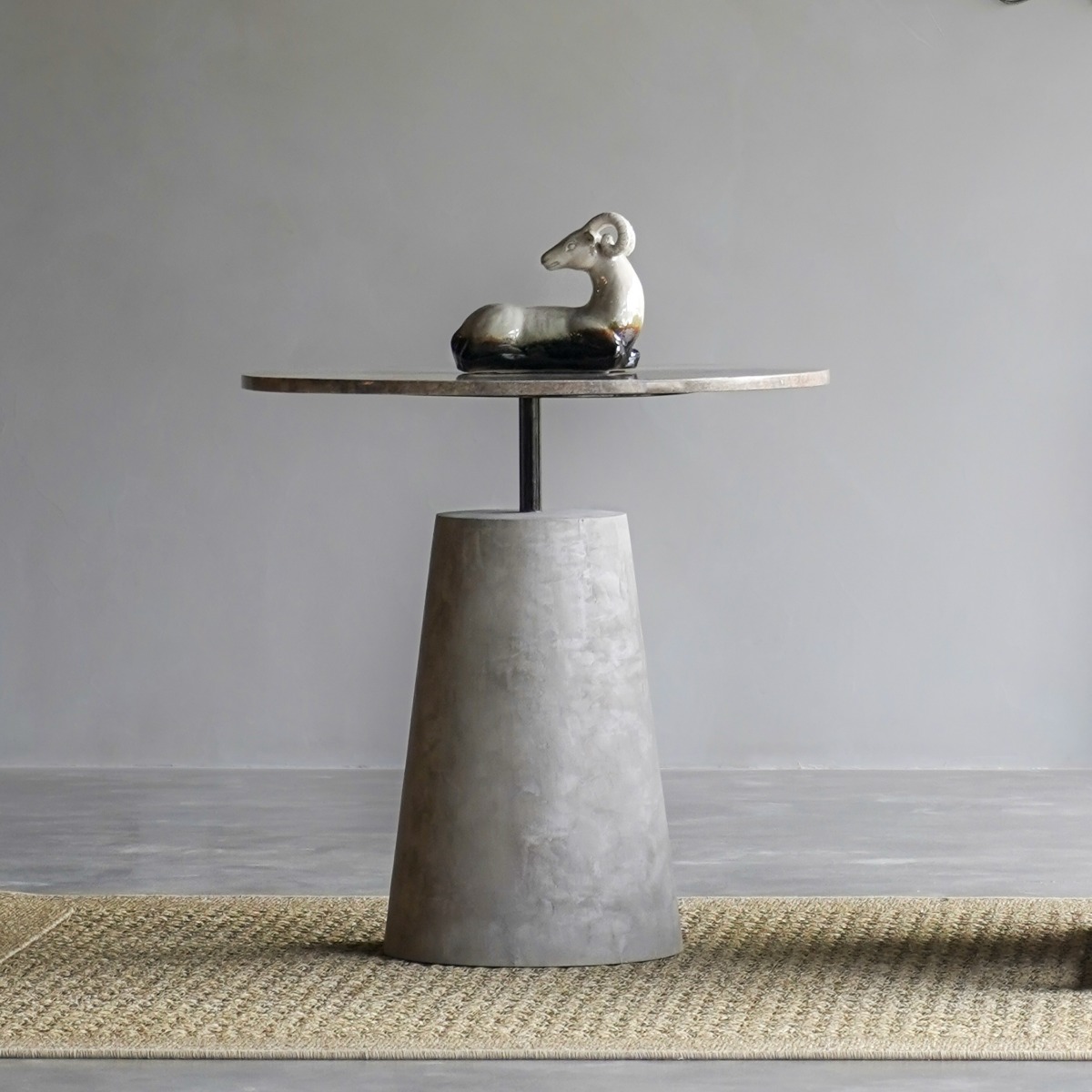 Buy Rico Cement End Table Online in India - Dtale Modern